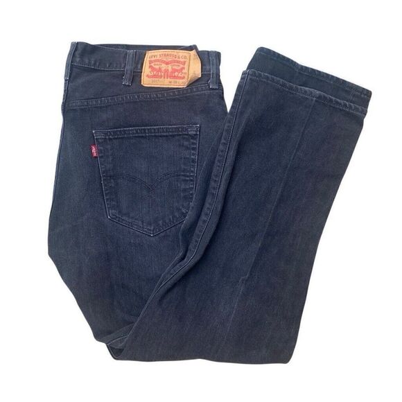 levis 501 XX button fly black denim Original Fit jeans 38x30 - Picture 1 of 7